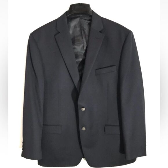 Michael Kors Mens Sport Coat Blazer Suit Jacket Dark Blue or black 46R - Picture 1 of 6